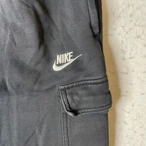 Nike Mens Sportswear Club Fleece Cargo Pants Black Small CD3129-010 Joggers